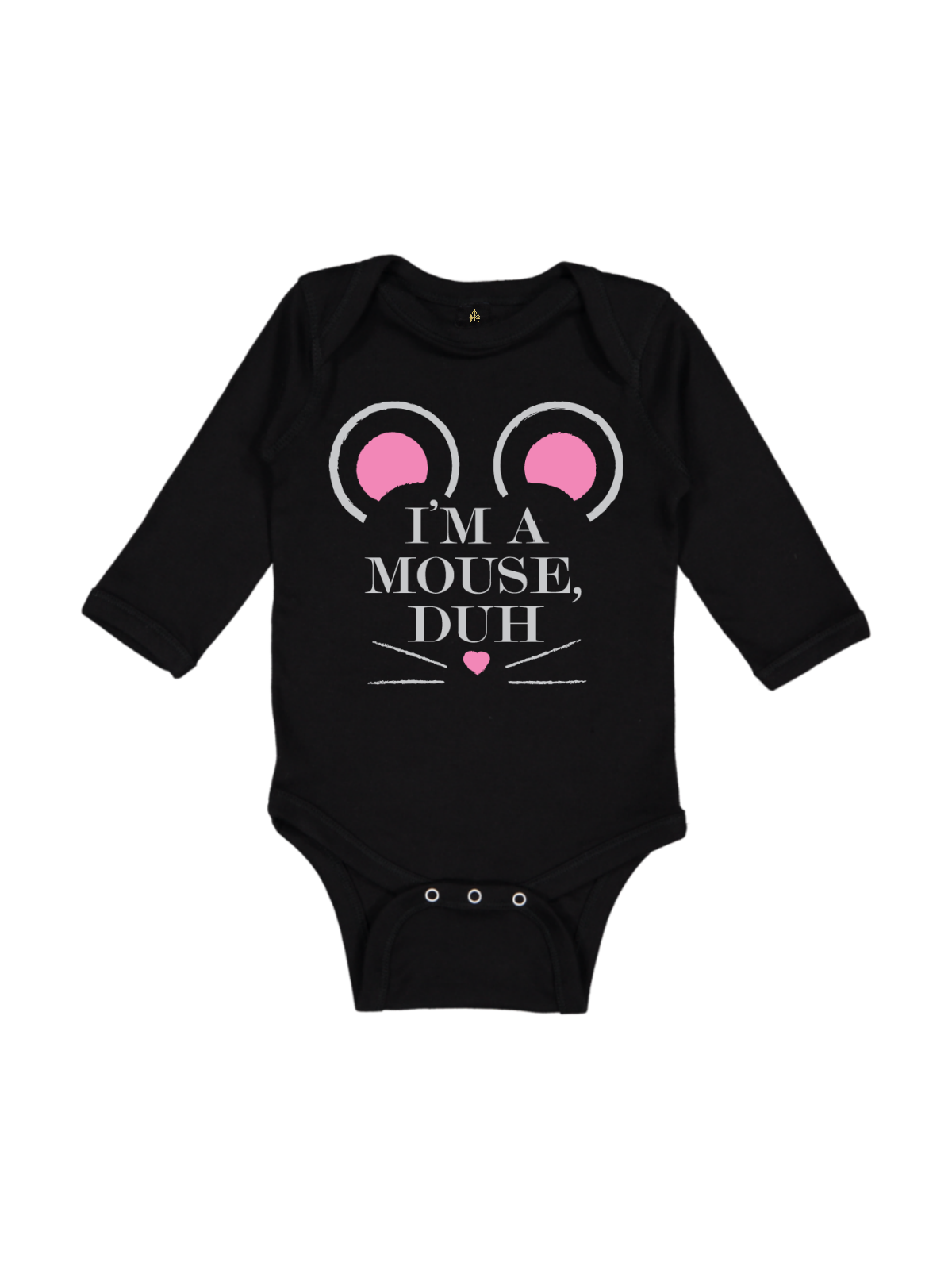 im a mouse duh baby bodysuits