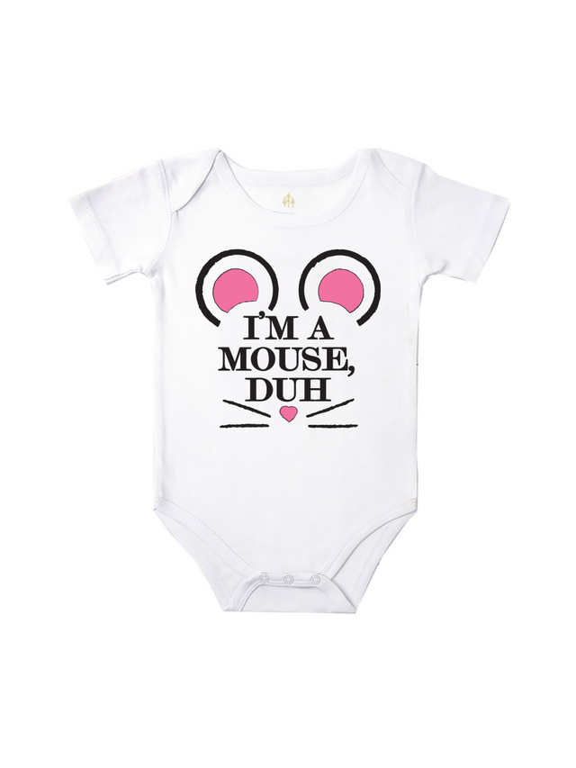 I'm a Mouse Duh Halloween Baby Bodysuit