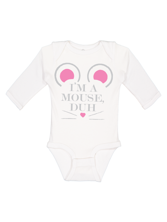 im a mouse duh baby bodysuit