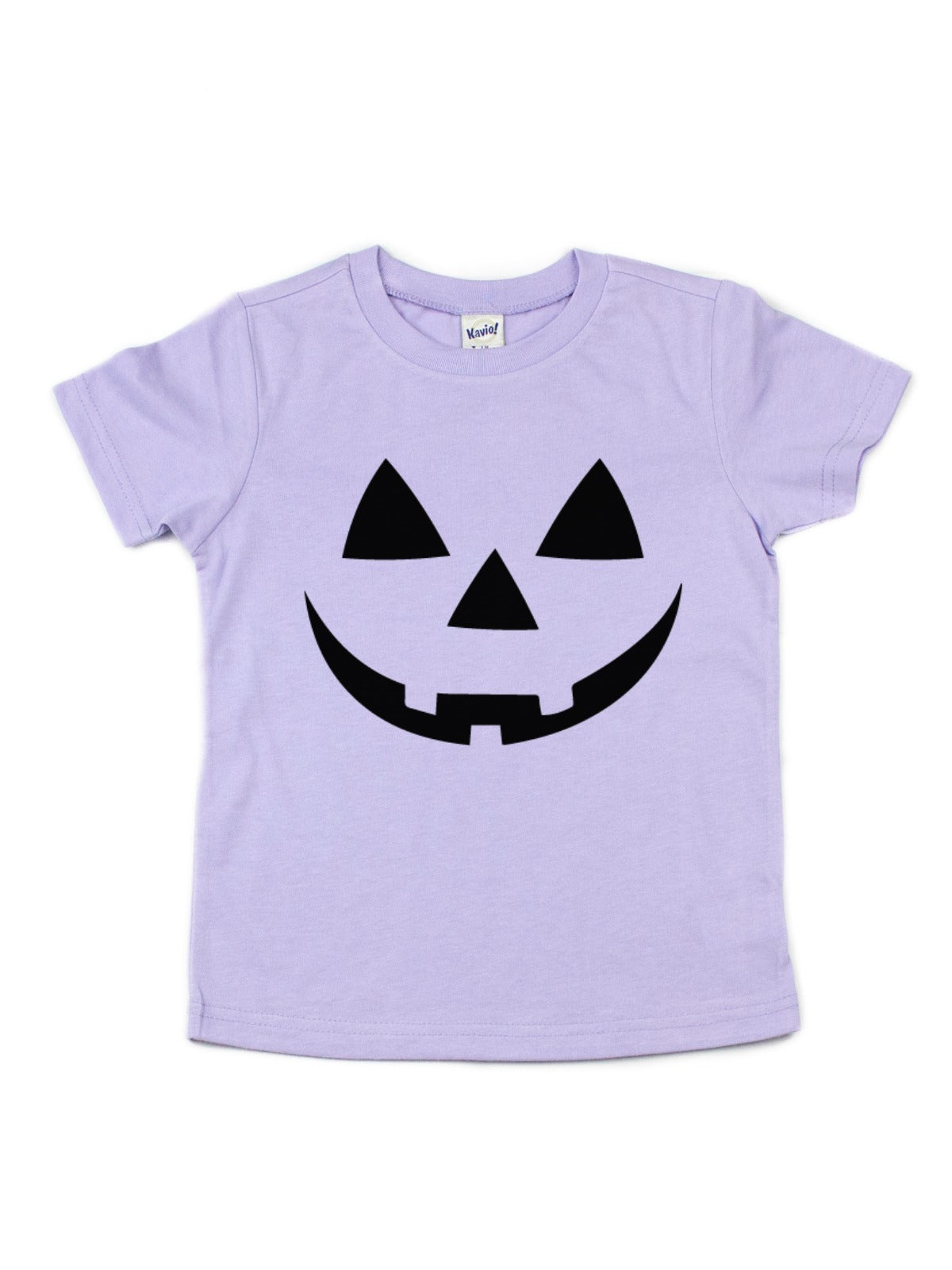 lavender jack o lantern halloween shirt kids