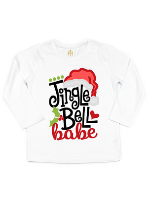 Jingle Bell Babe Kids Shirt