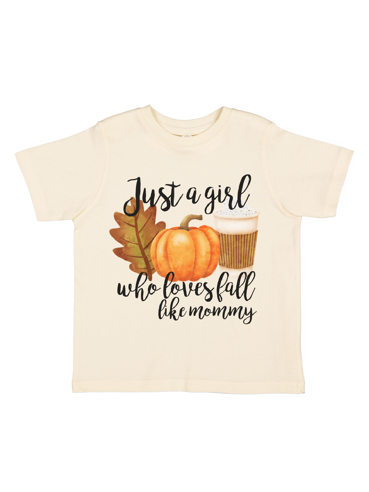 Just a girl who loves fall like mommy Kids fall shirt