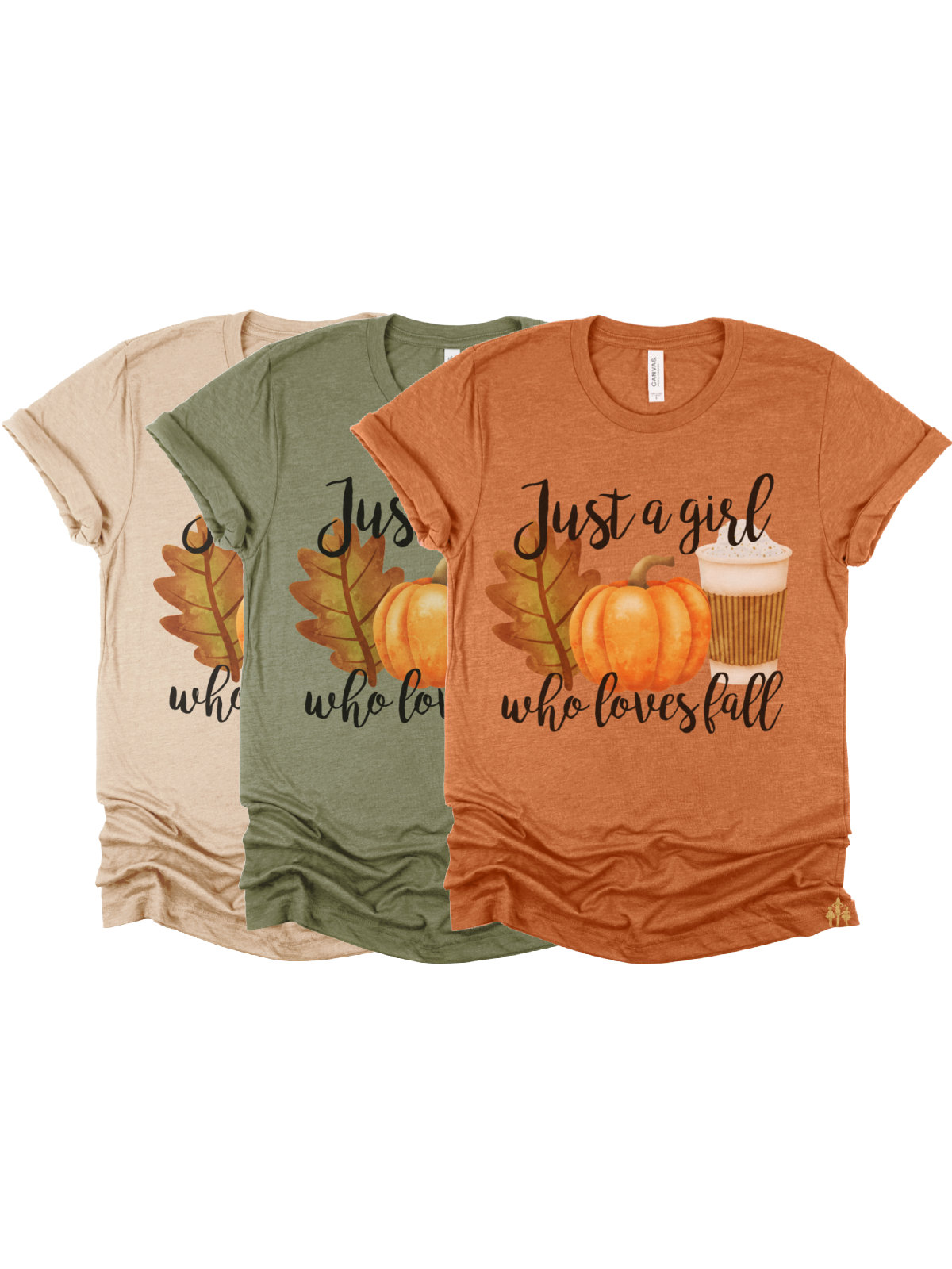 just a girl who loves fall women fall shirt