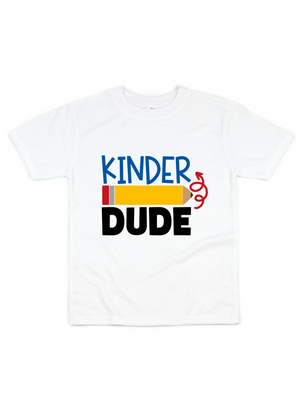 kindergarten dude kids shirt
