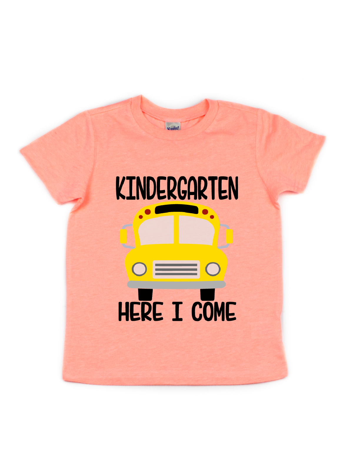 Kindergarten Here I Come Kids Shirt in Orange