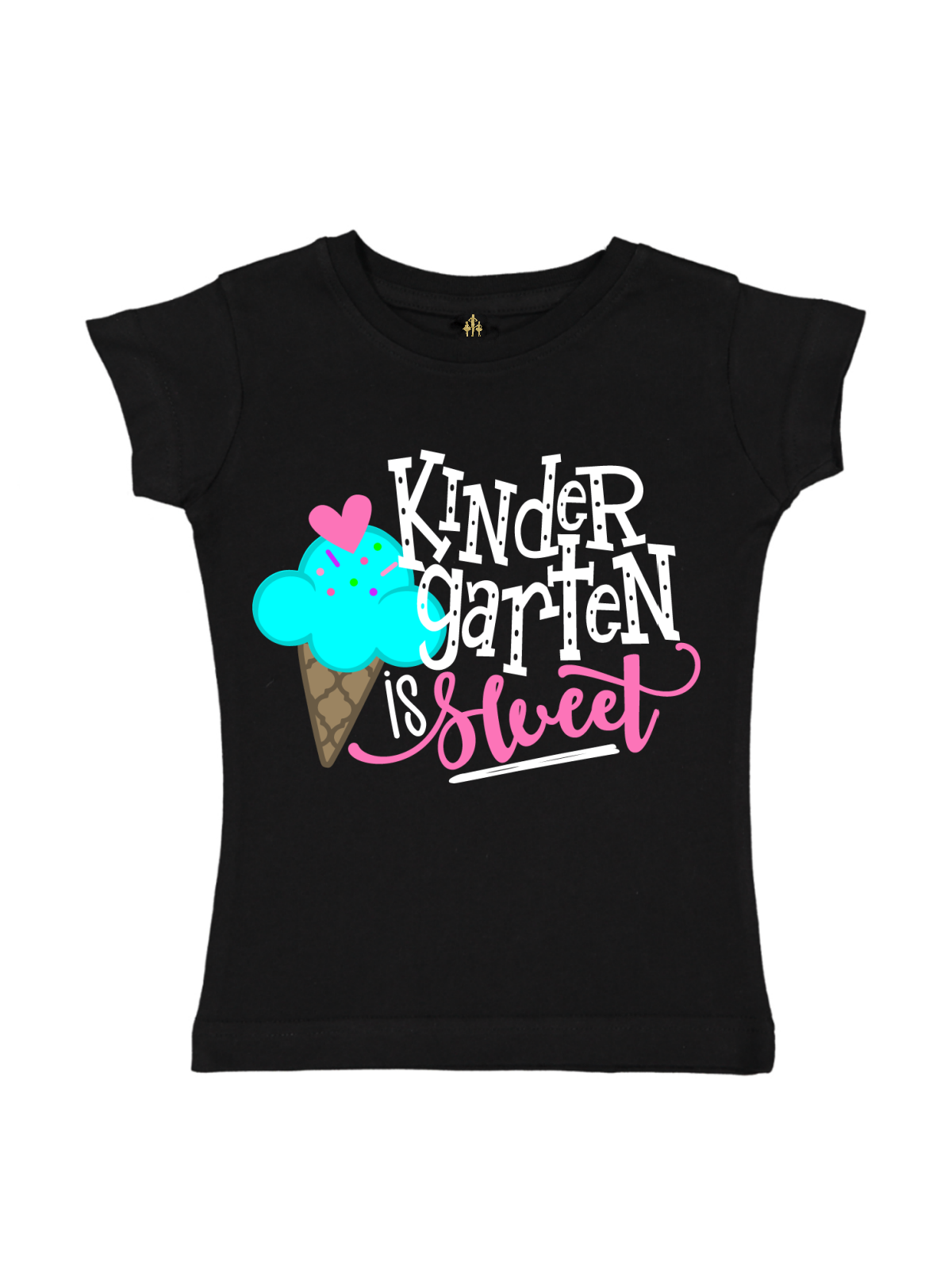 Kindergarten is Sweet Girls Black Shirt