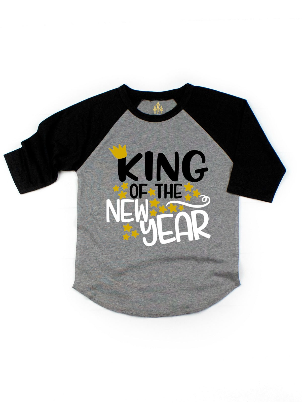 already king of the new year kids raglan t-shirt