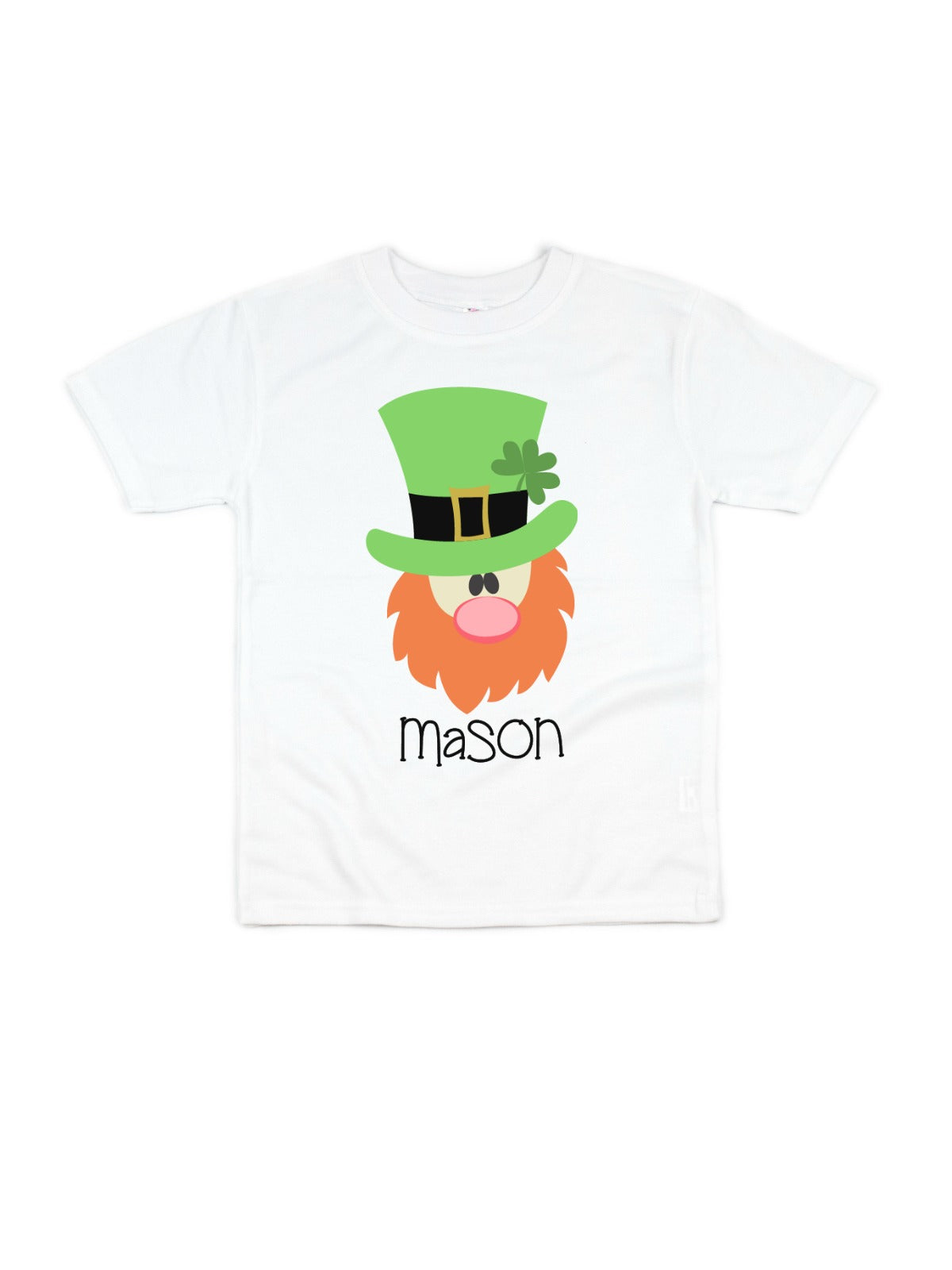 kids leprechaun personalized tee