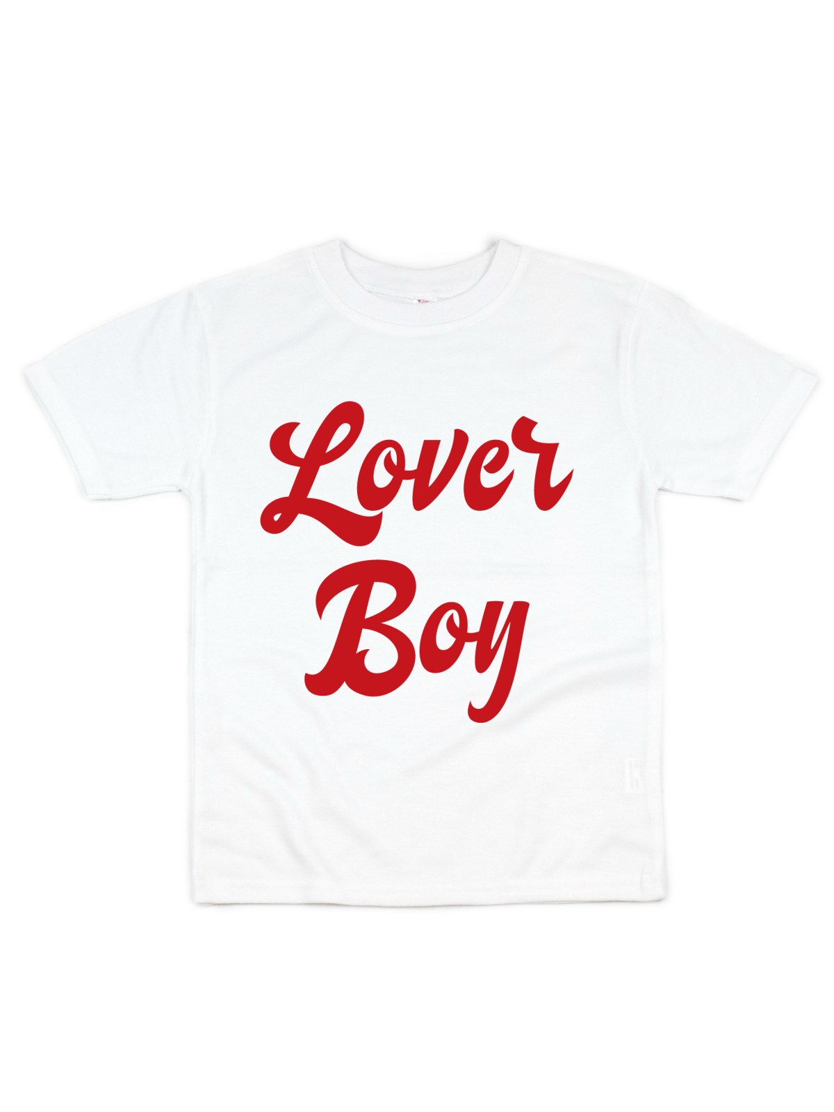 Lover Boy Kids Valentine's Day Shirt in Red