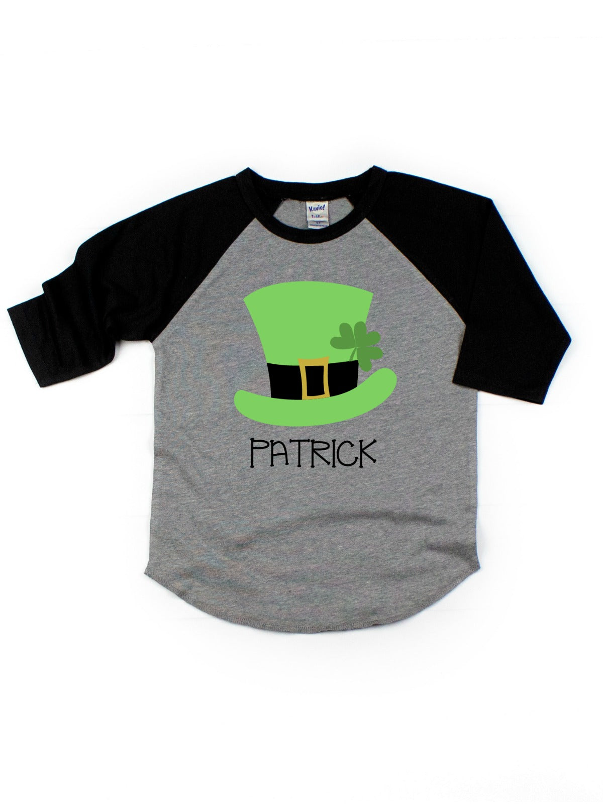 personalized st. patty's day raglan tee
