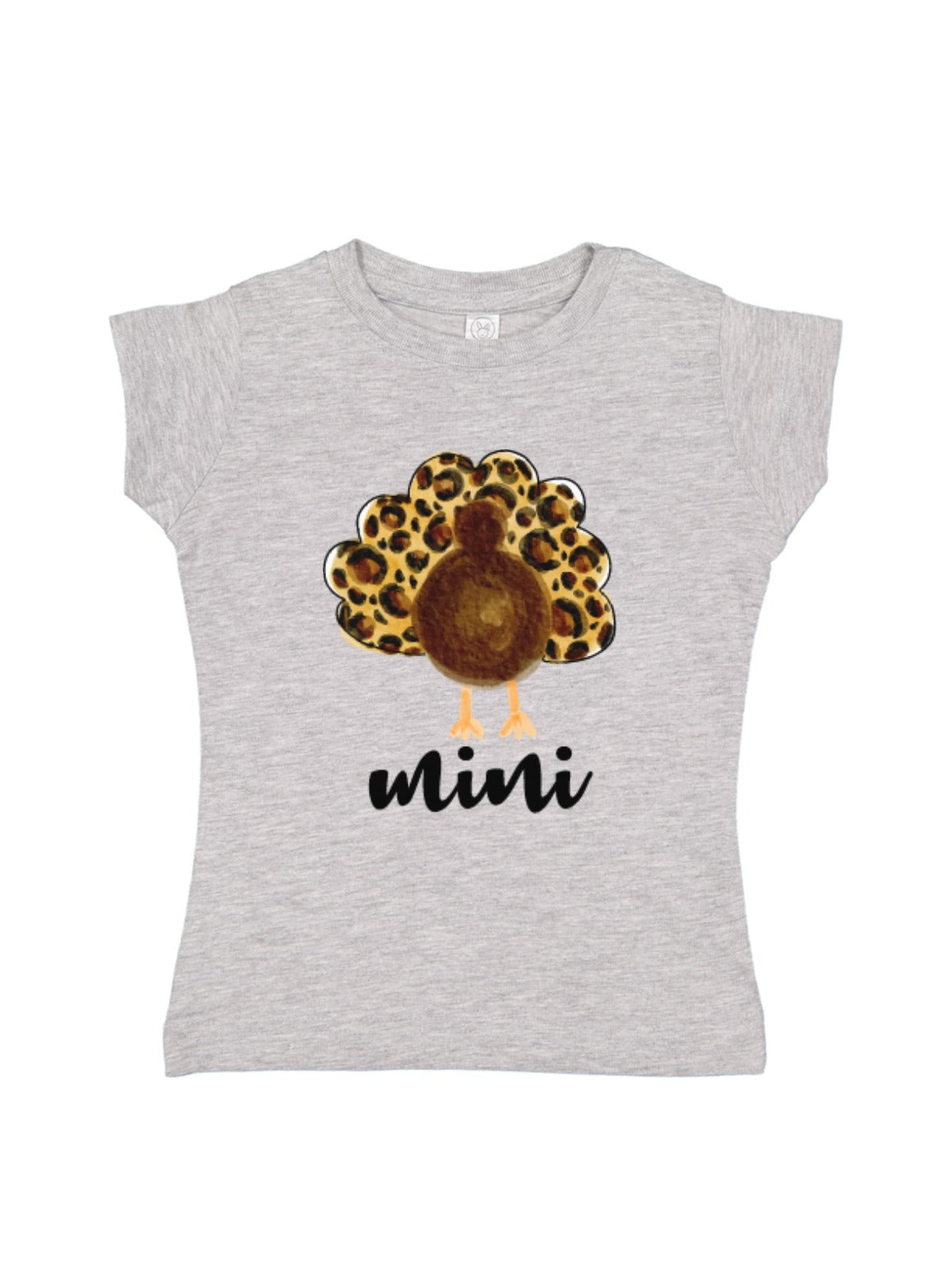 mini mama leopard turkey shirt