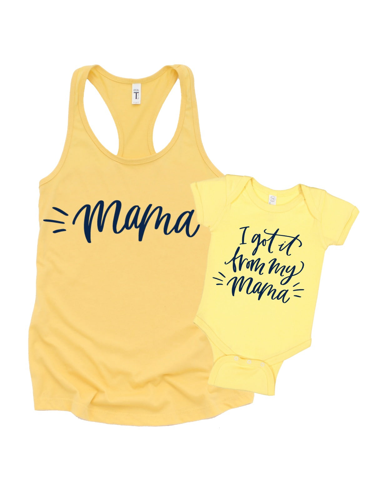 matching mommy and me tank top set I got it from my mama