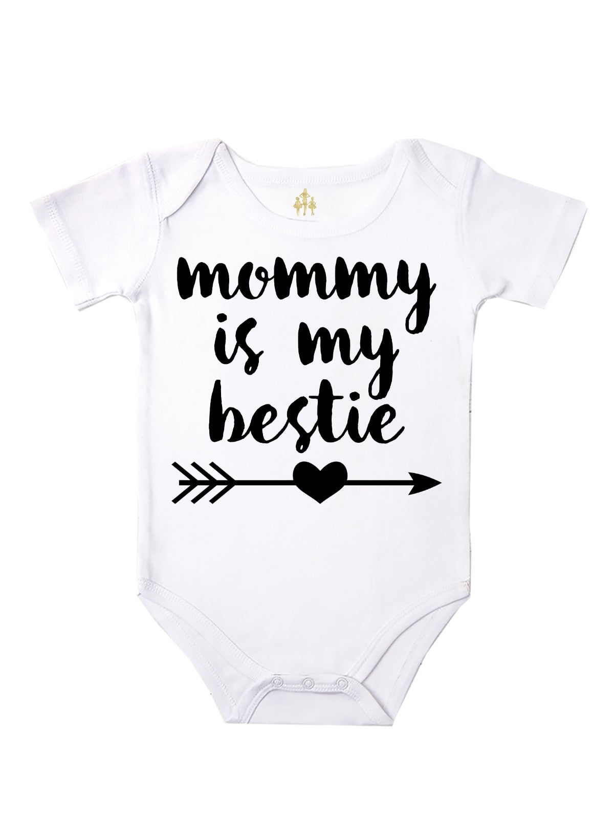 mommy is my bestie baby girl bodysuit