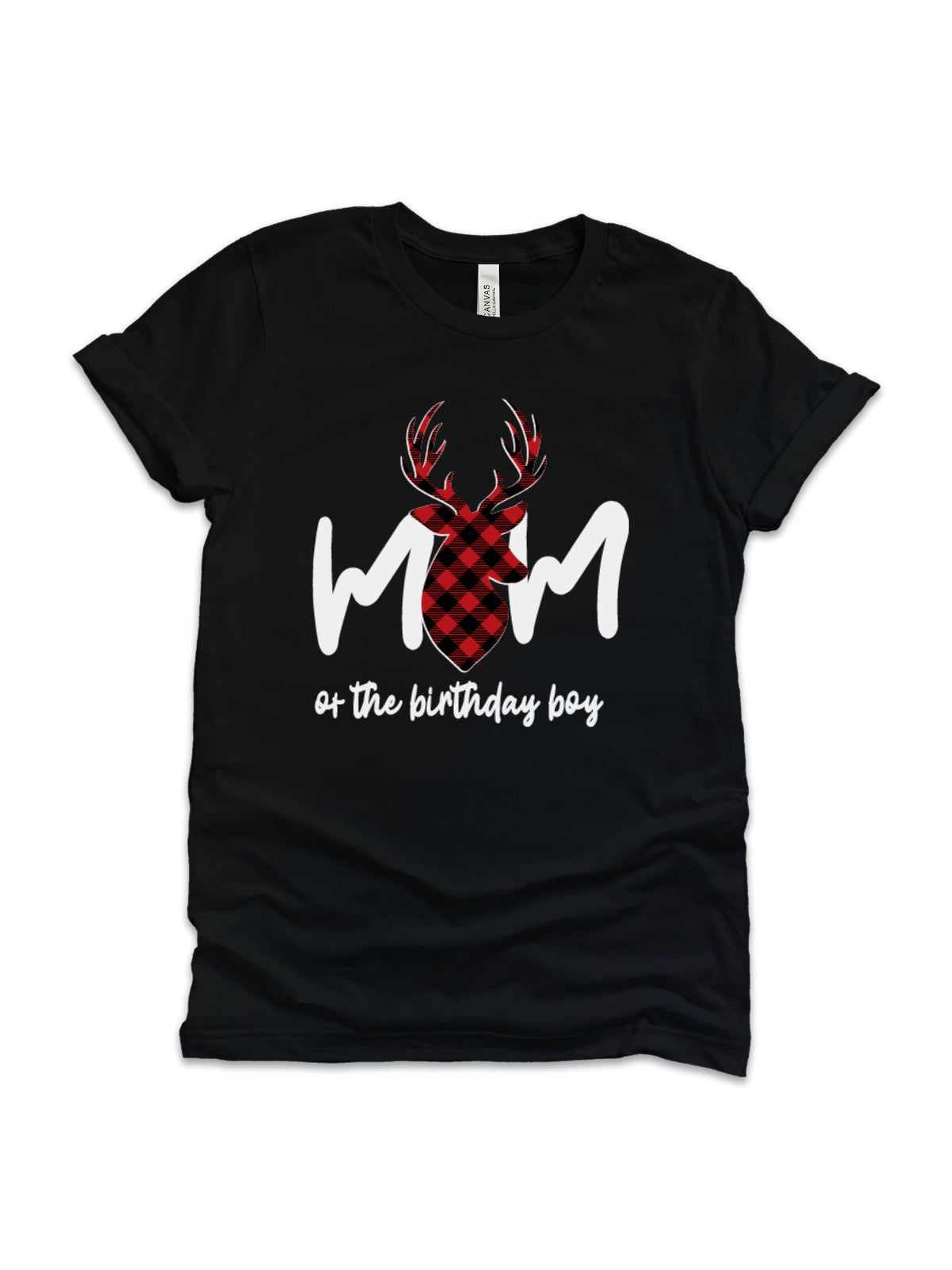 mom of the birthday boy deer shirt