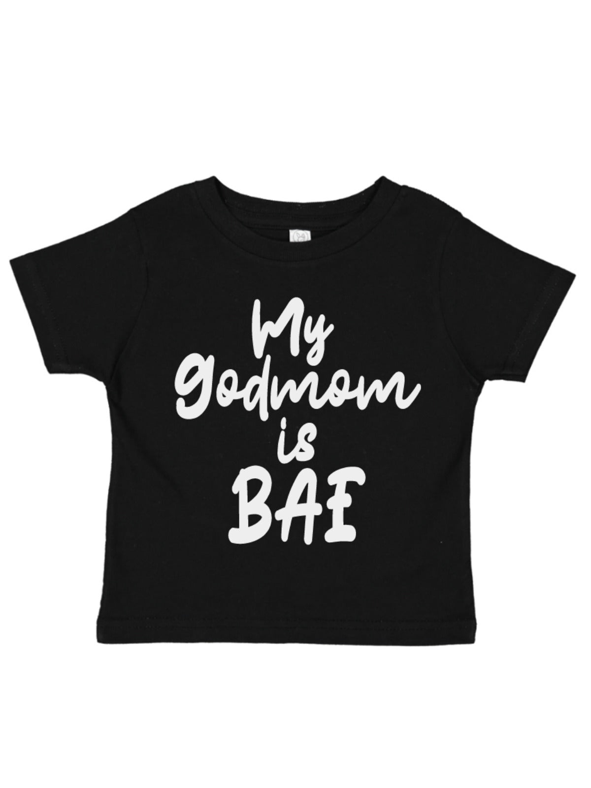 my God Mom is Bae kids t-shirt