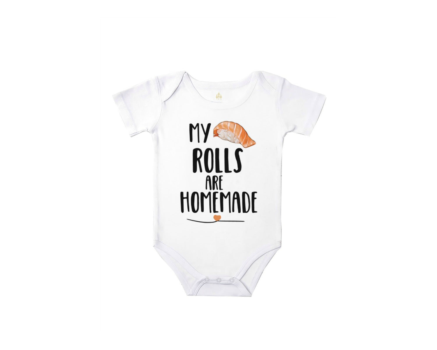 my sushi rolls are homemade baby bodysuit