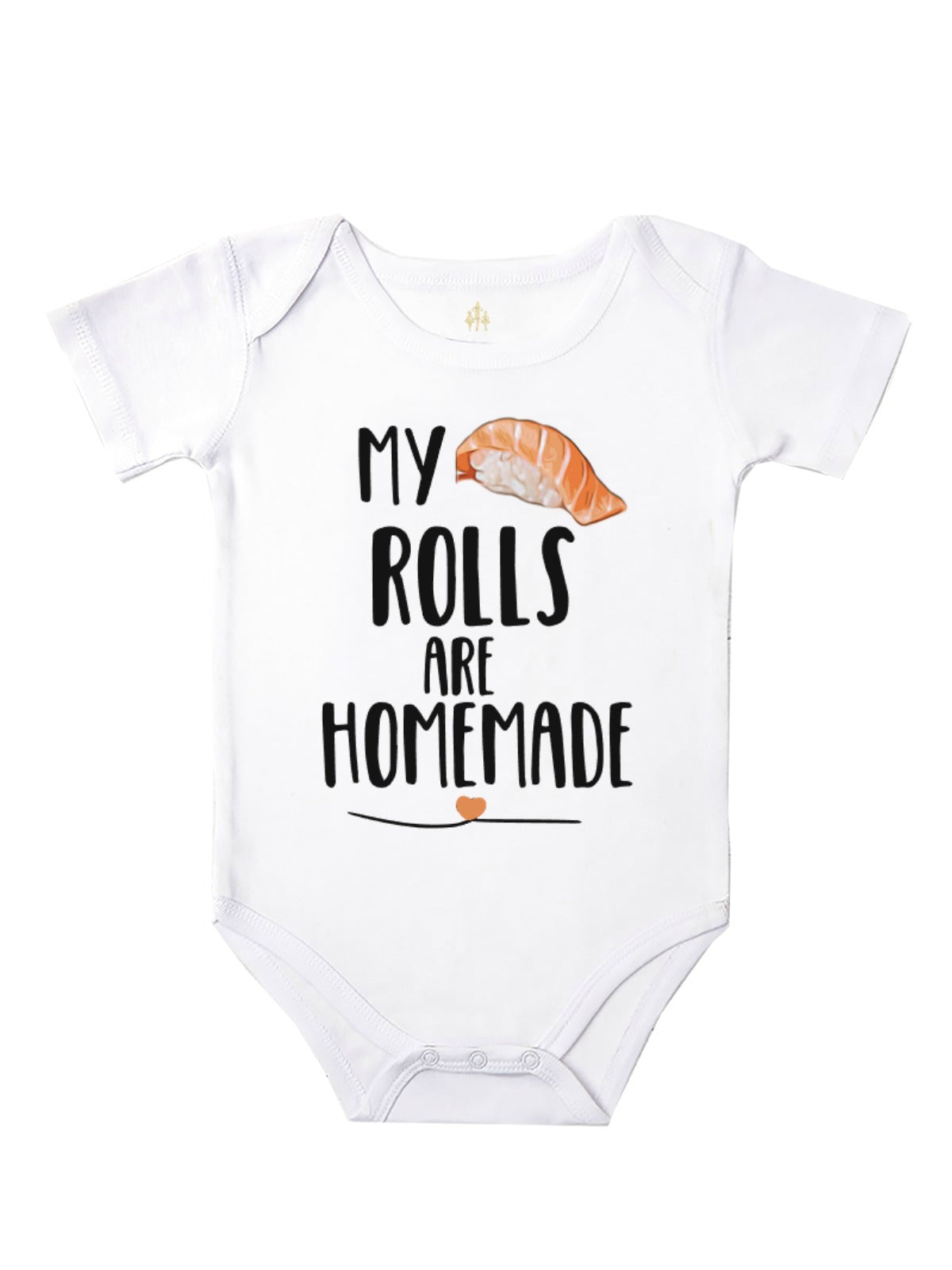 my sushi rolls are homemade baby bodysuit