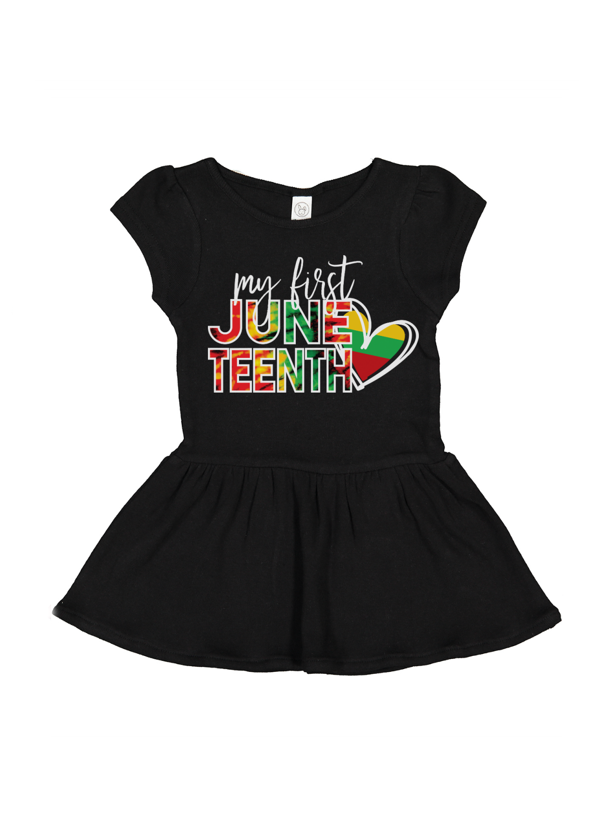 My First Juneteenth Baby Girl Dress in Black