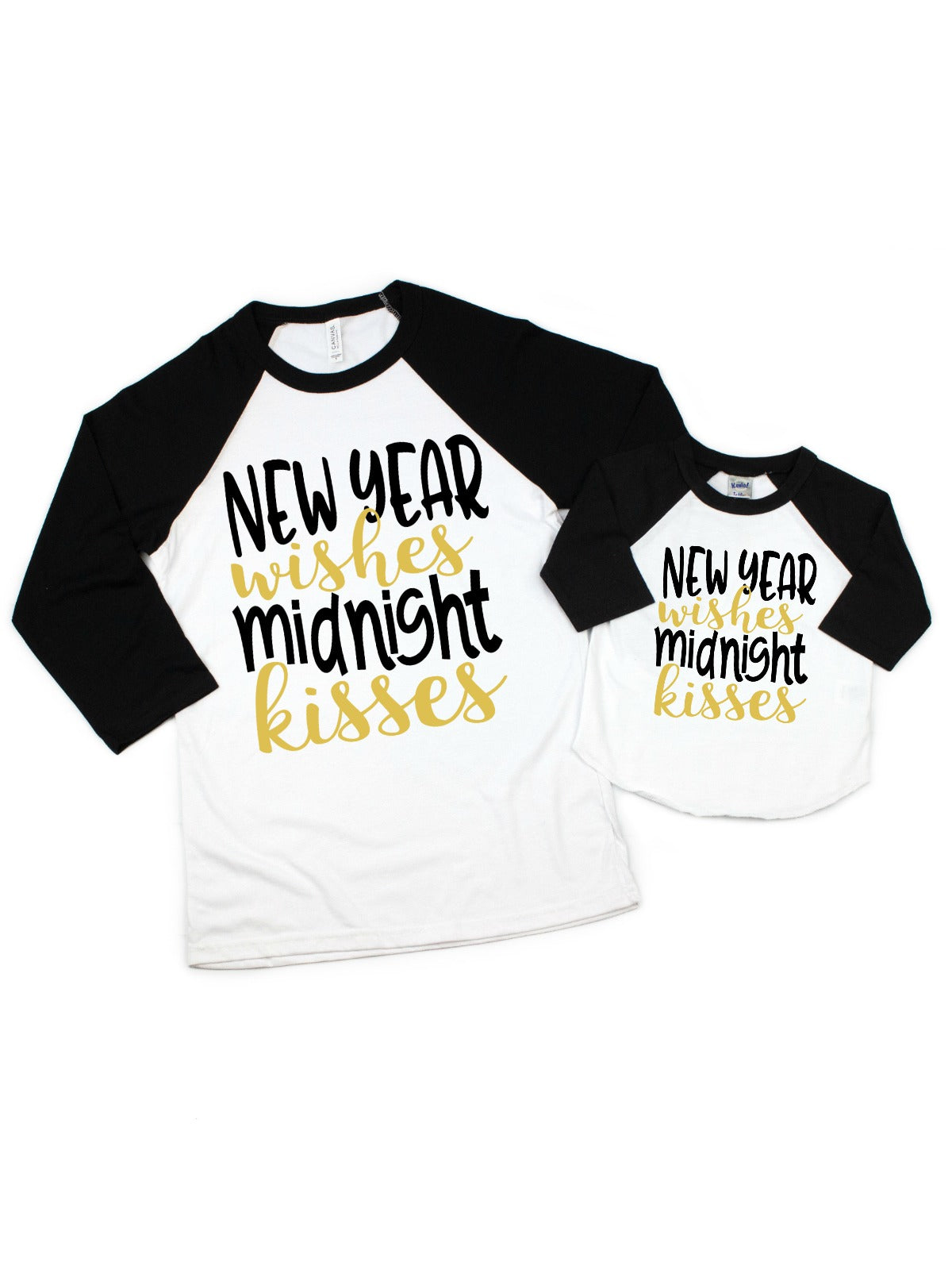 new year wishes midnight kisses mommy and me new years set shirts