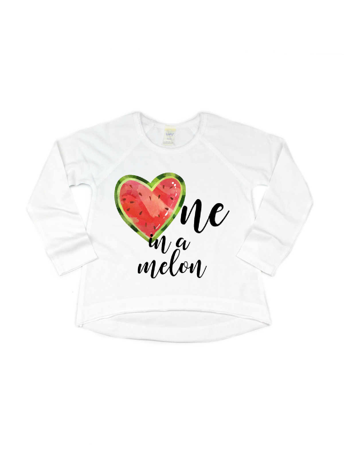 one in a melon long sleeve shirt for girls