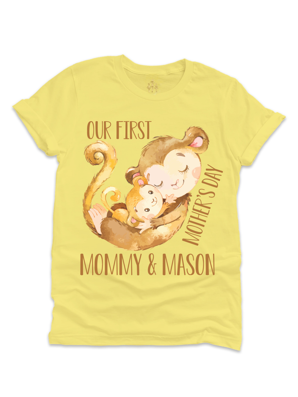 Our first Mother's Day Women's Tee in Yellow