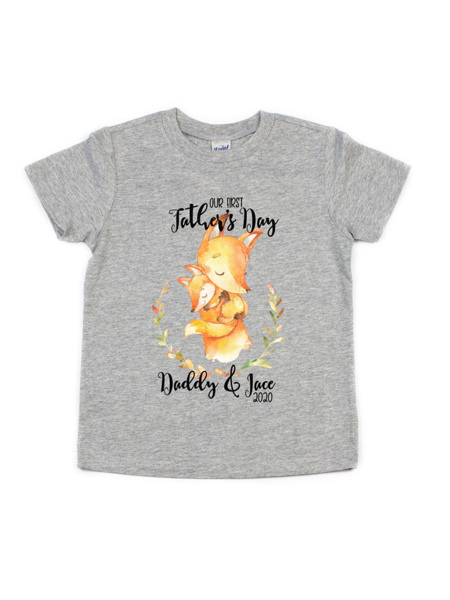 kids first fathers day shirt