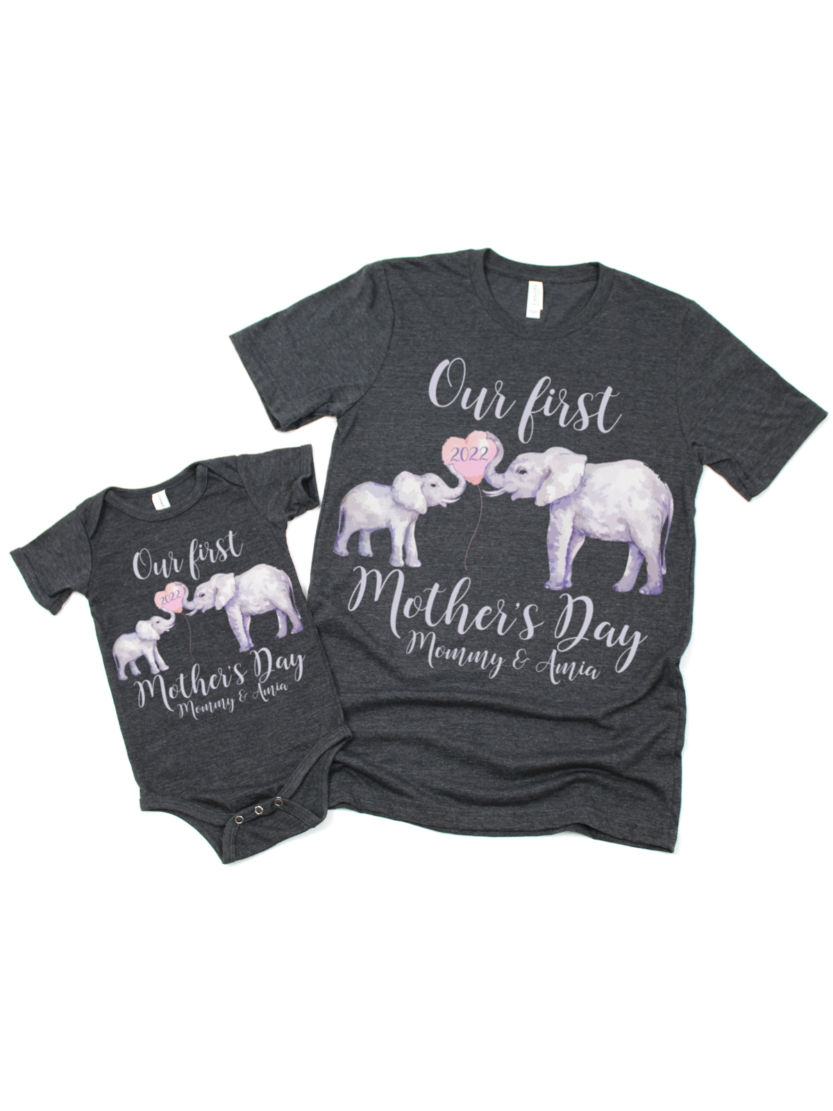 our first mother's day matching shirts