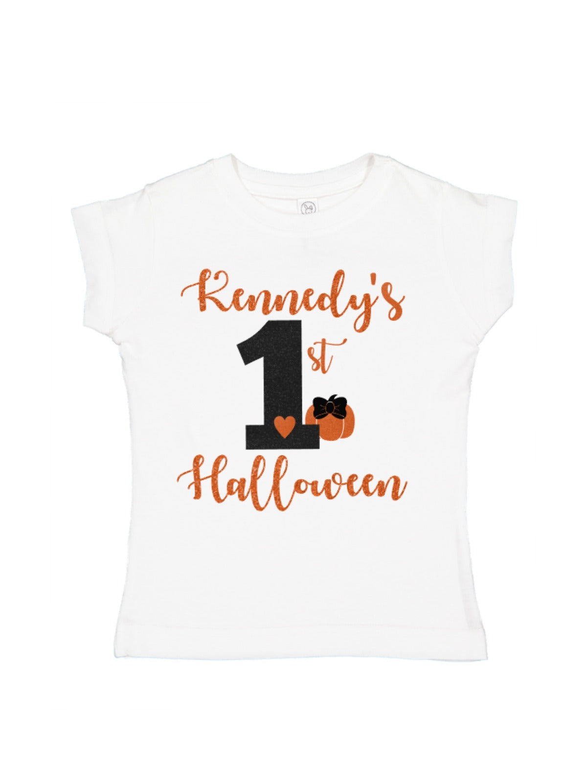 personalized first Halloween t-shirt for girls