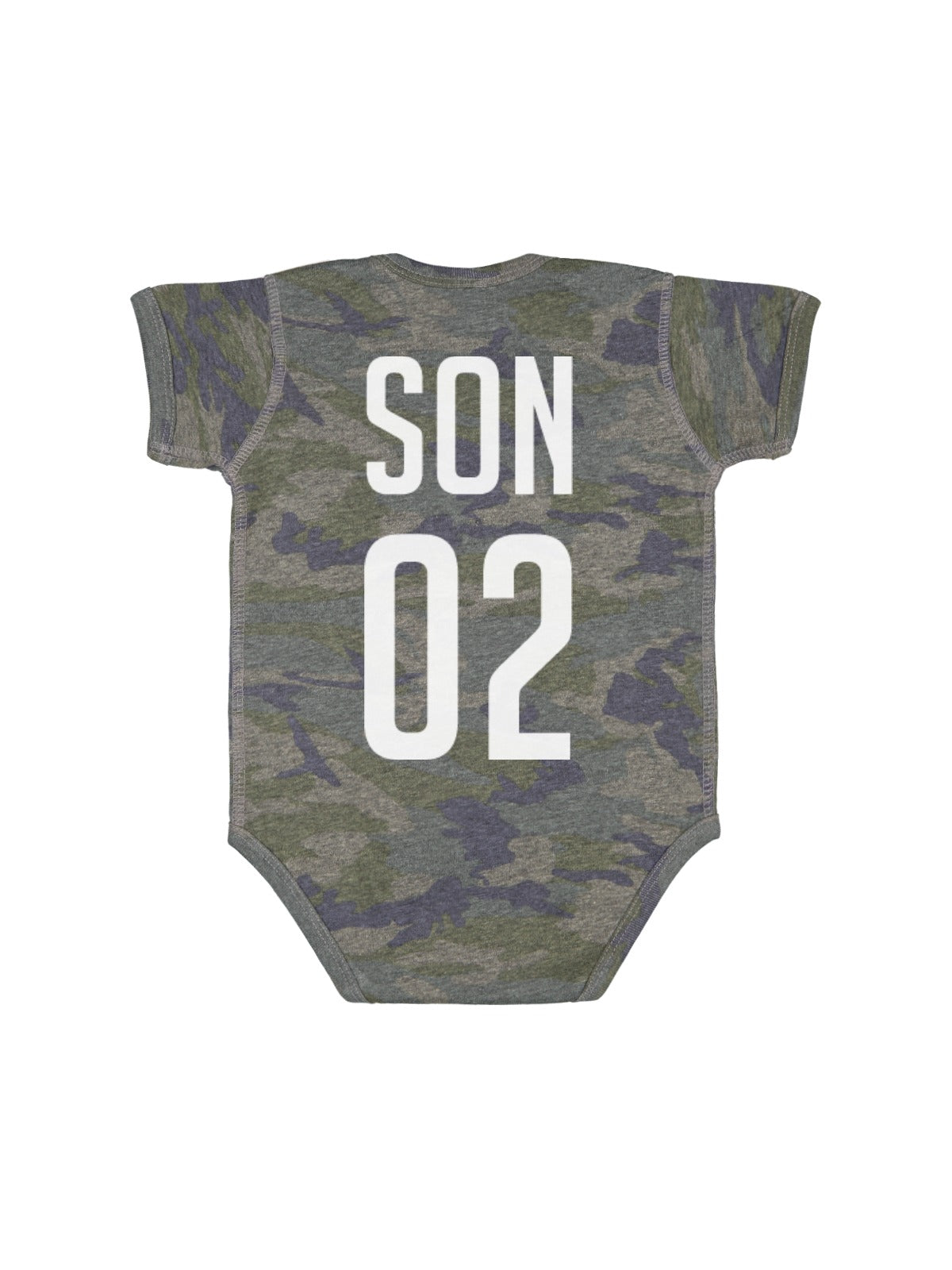 personalized baby bodysuit daddy matching