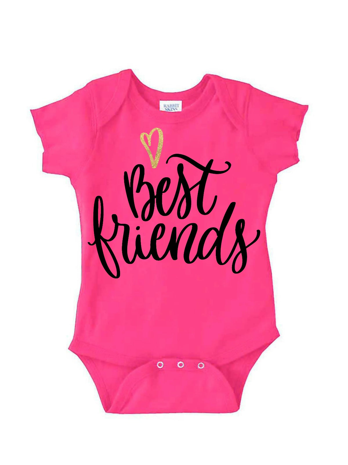 Additional Best Friends Bodysuit in white