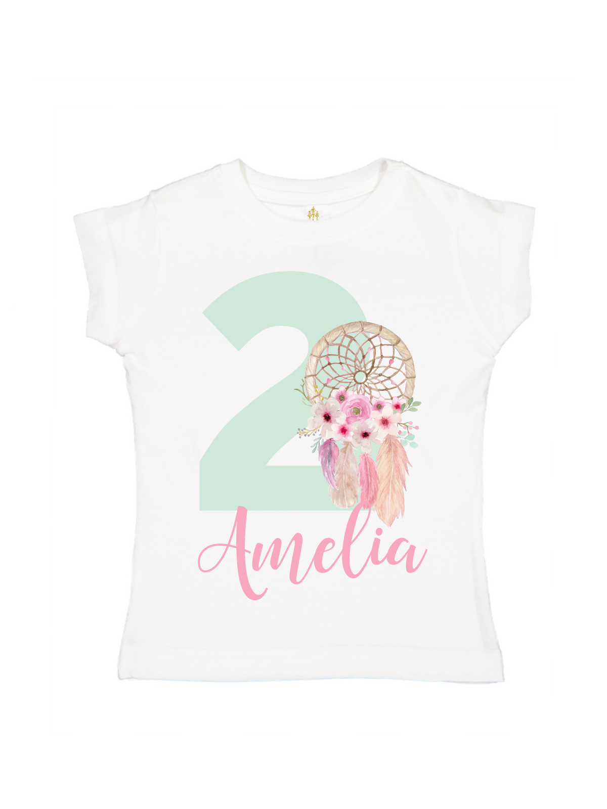 girls birthday shirt dreamcatcher theme