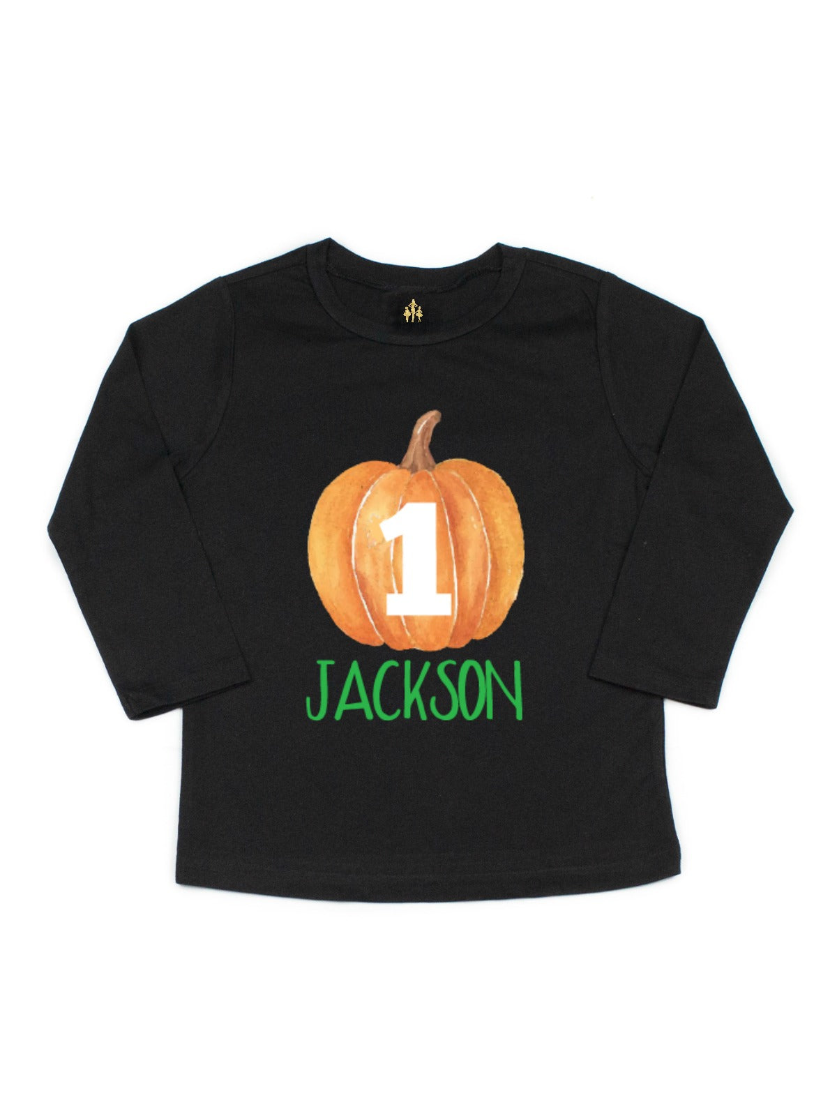 personalized name and age pumpkin birthday shirt