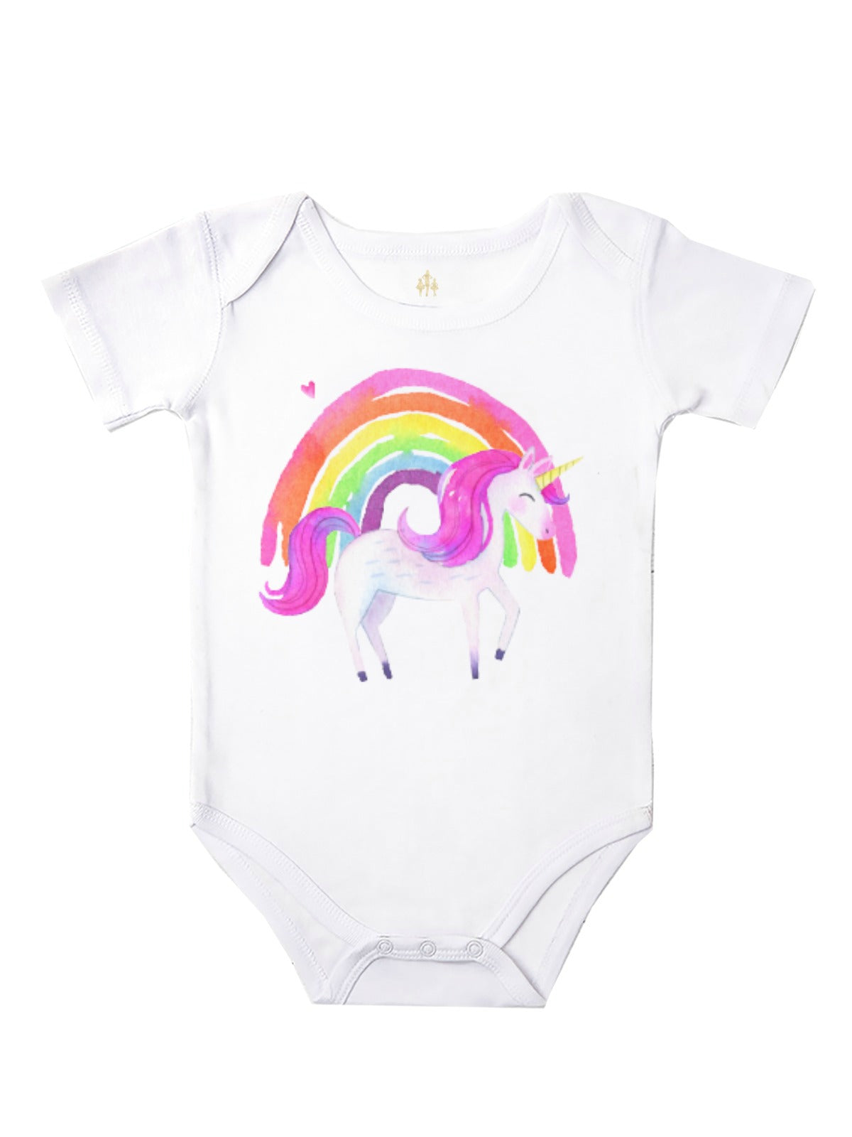 Unicorn Rainbow baby bodysuit
