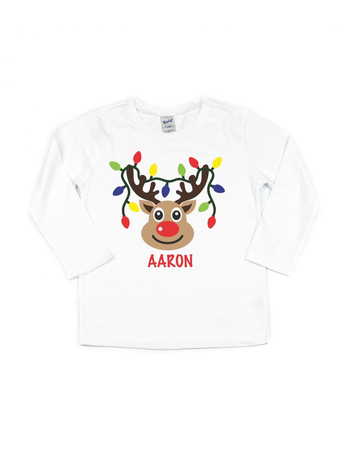 Personalized Reindeer T-shirt & Bodysuit