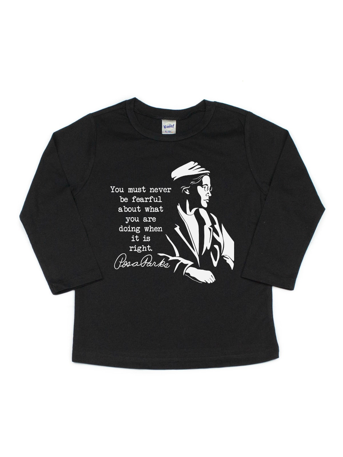 Never Be Fearful Rosa Parks Kids Black History Shirt