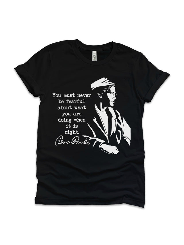 Short Sleeve Black Adult Rosa Parks Black History Shirt