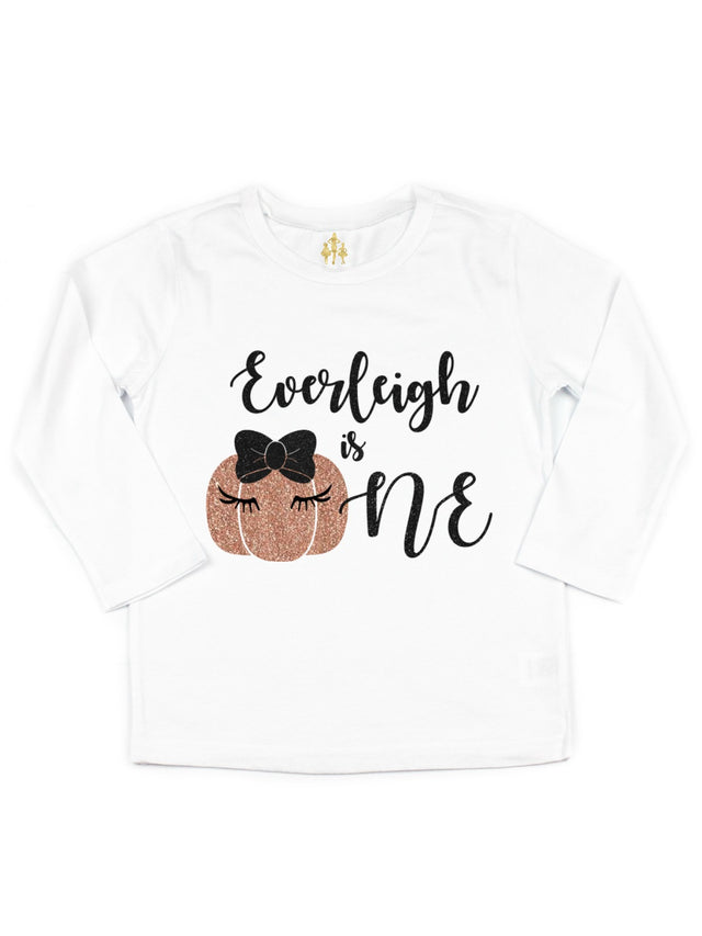 custom first fall birthday shirt