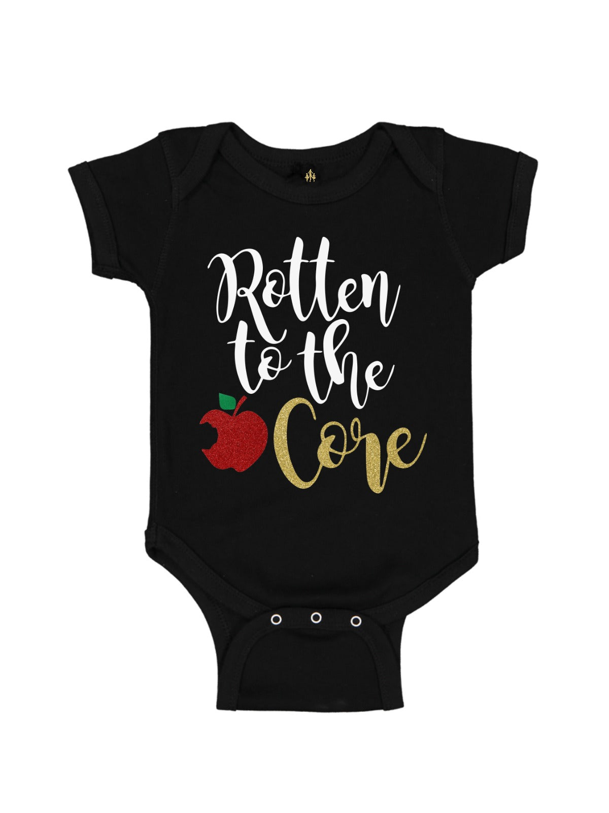Rotten to the Core Baby Girl Bodysuit for Fall
