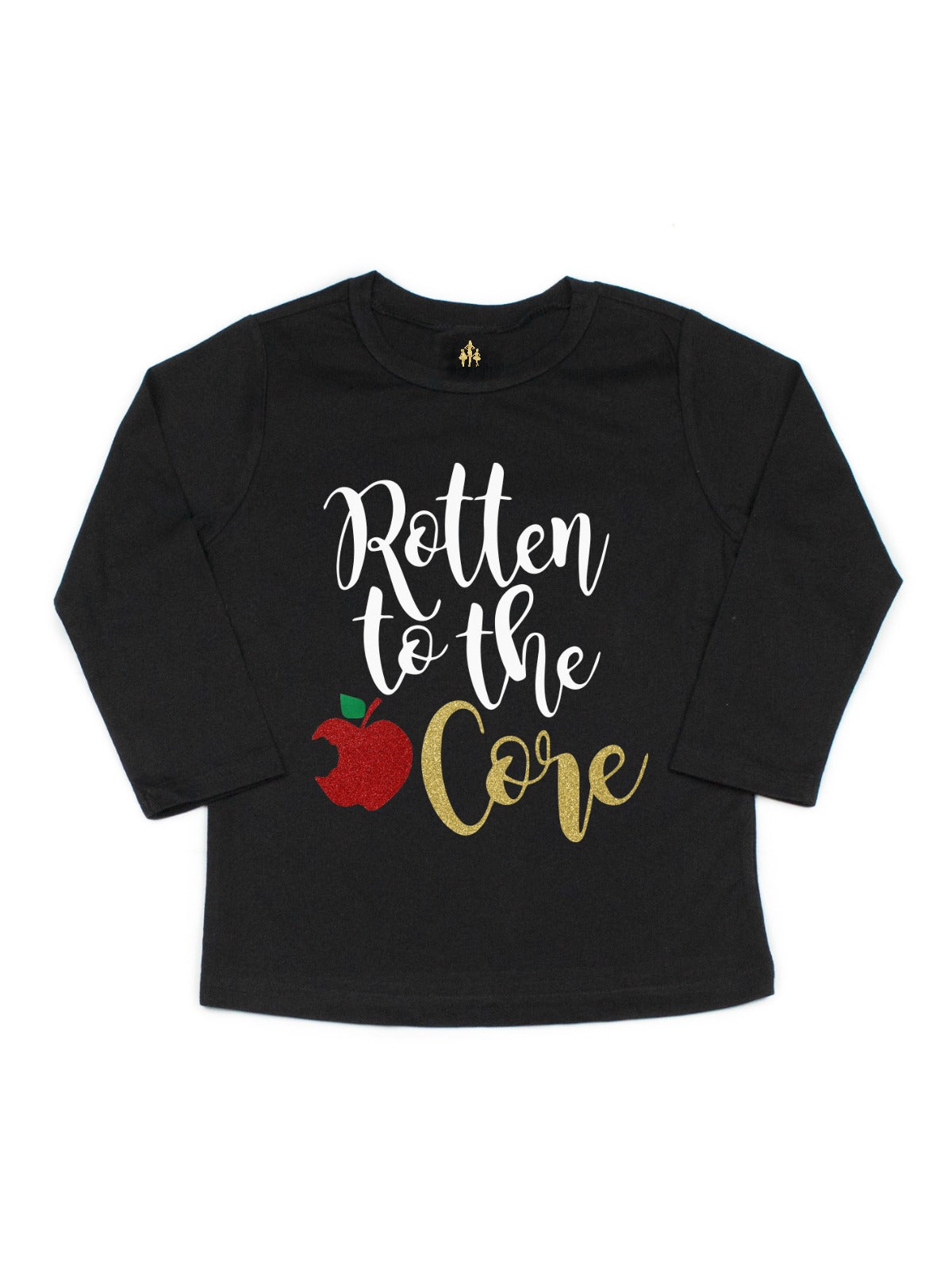 rotten to the core girls apple shirt