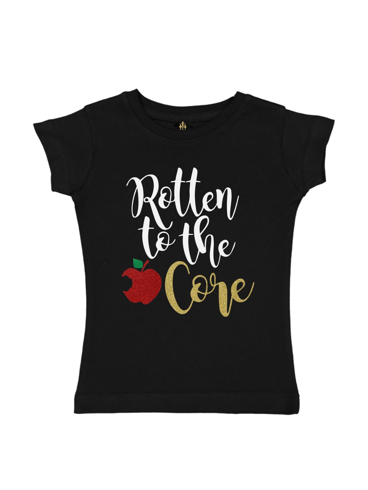 rotten to the core girls apple shirt