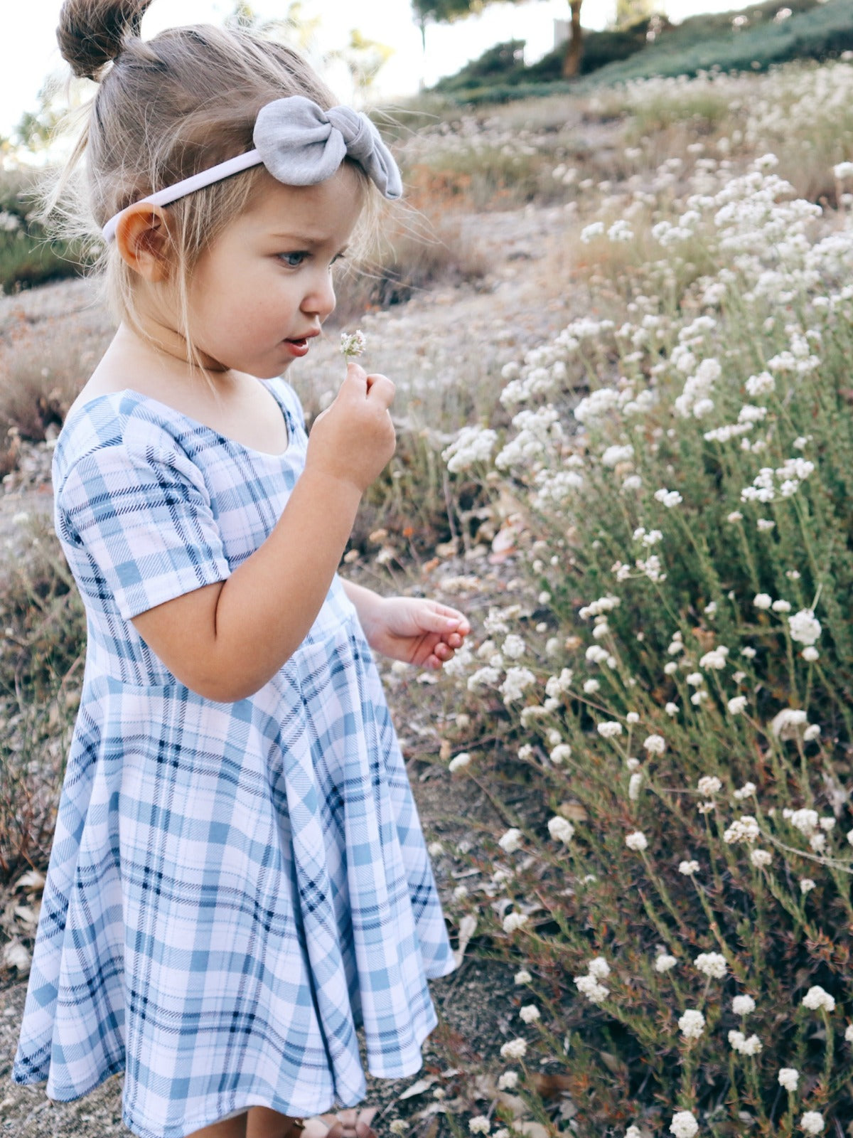 Sage Plaid Play Dress