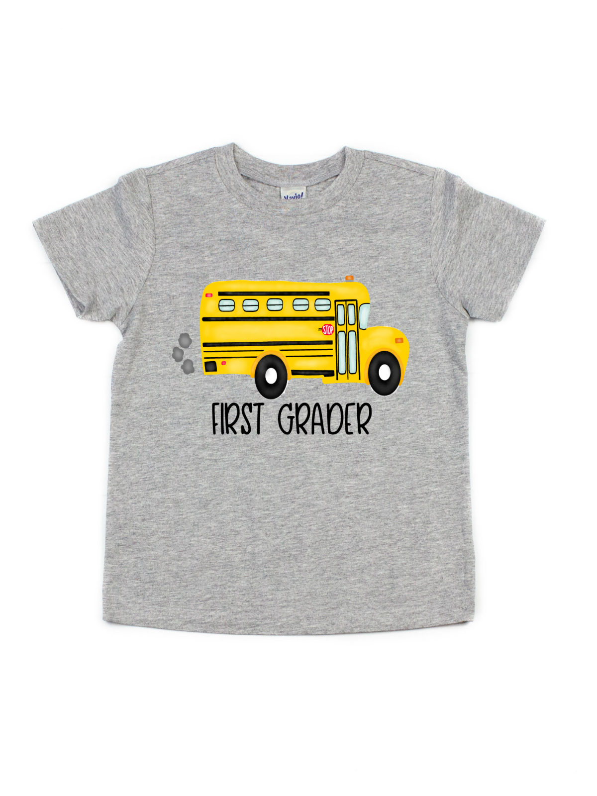 personalized first day of school bus shirt for kids