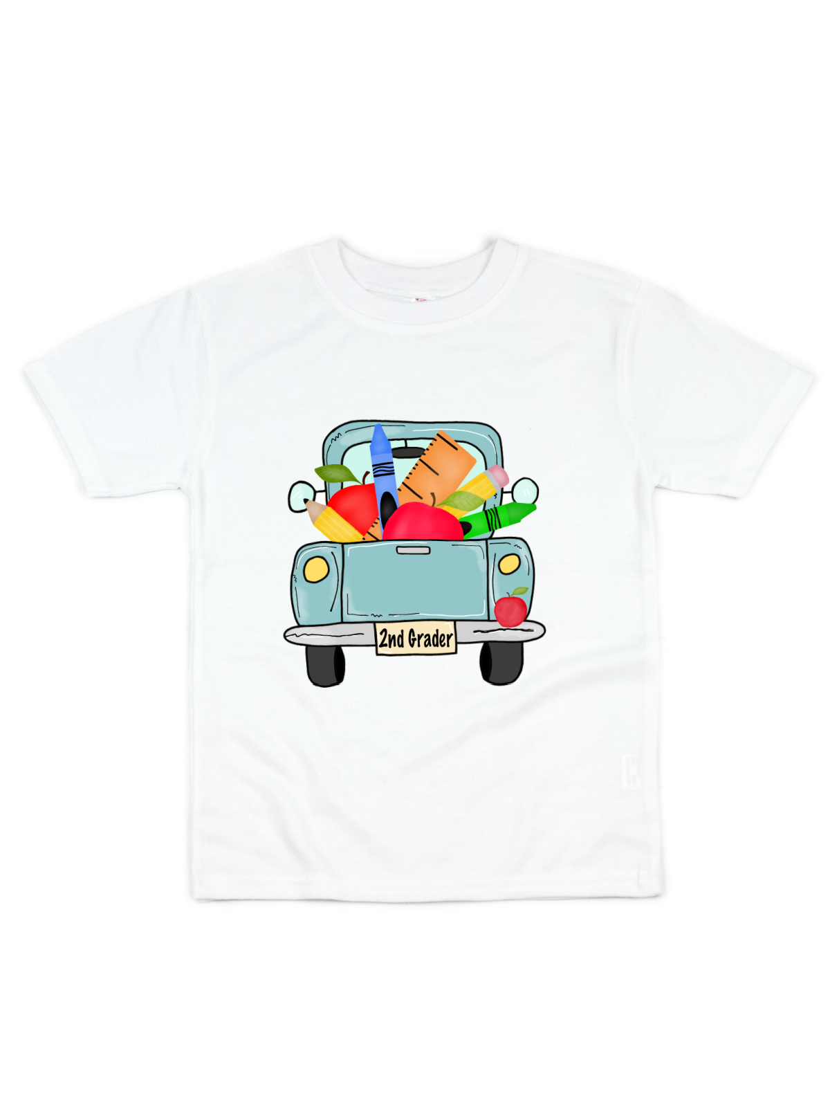 personalized school truck shirt for kids
