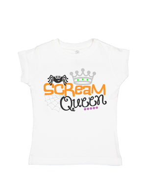 scream queen girl's Halloween shirt