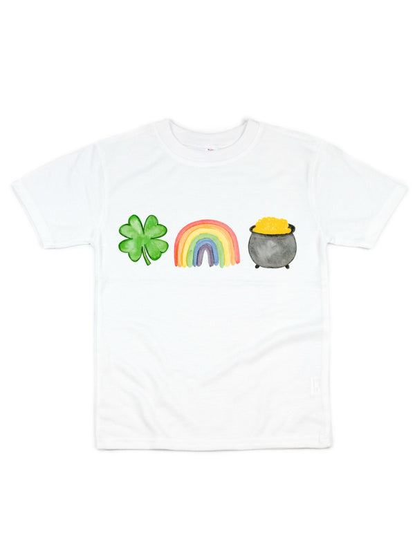 Shamrock Rainbow Pot of Gold Boys St. Patrick s Day Tee MMofPhilly Mackenzie Madison of Philadelphia