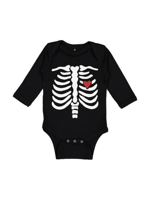Skeleton with Heart Shirt