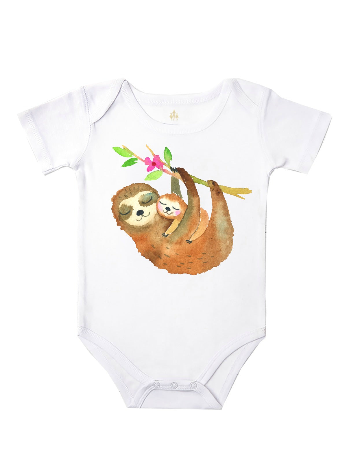 Sleepy Sloths Baby Bodysuit and Girl's T-Shirt