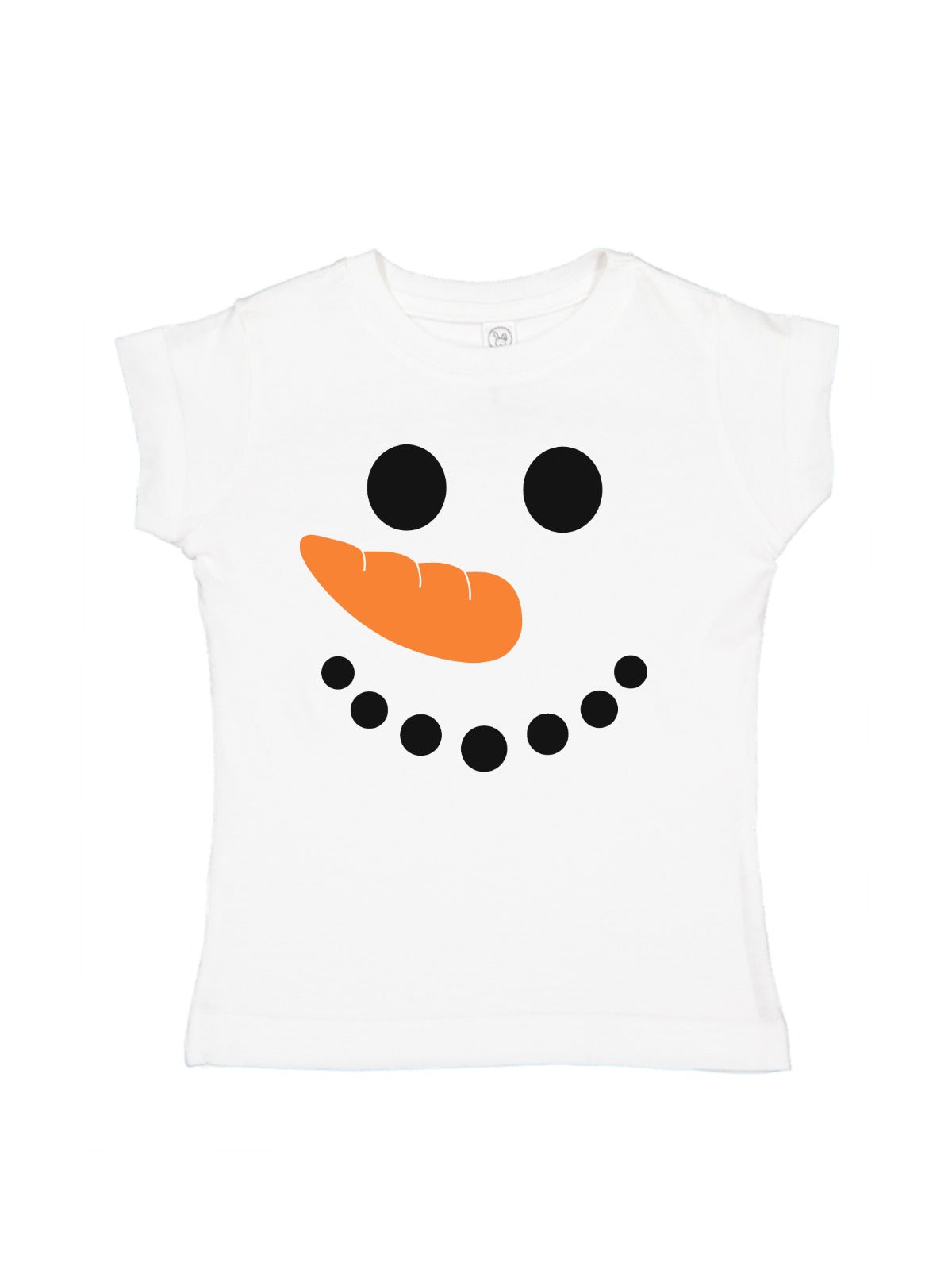 girl's snowman t-shirt