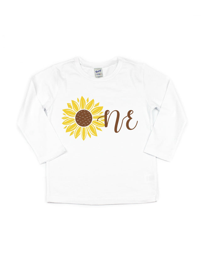 Sunflower One Tutu Birthday Outfit