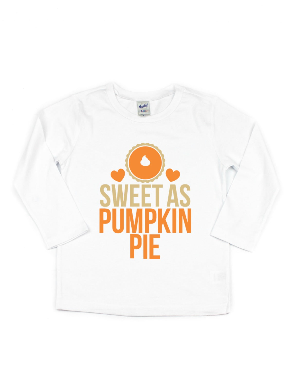 girls pumpkin pie tshirt 